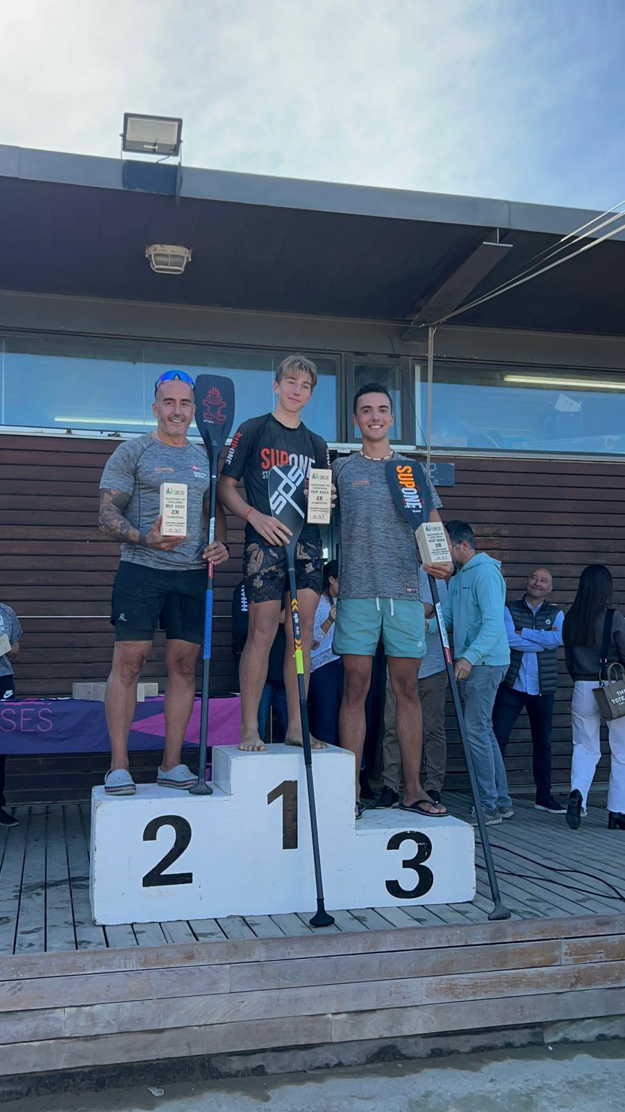 Javier Escoriza y Jordi Reixach suben al podio del Campeonato de Cataluña SUP RACE 2024