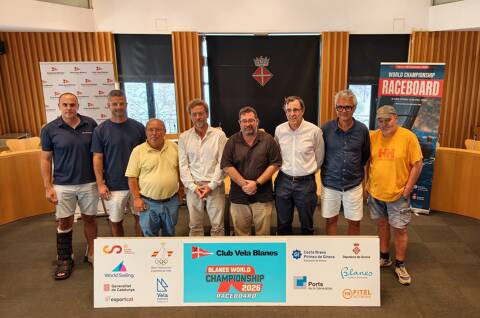 El Club de Vela Blanes acogerá por tercera vez un Campeonato del Mundo de Raceboard - 1