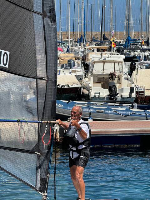 Toni Rodriguez “Brutus” Campeón de España Super Veterano de Raceboard en el Club Náutico de Javea