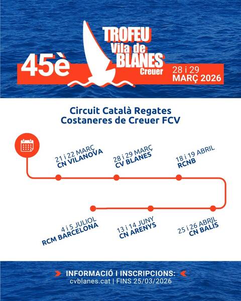 45è Trofeu Vila de Blanes Creuer 2026